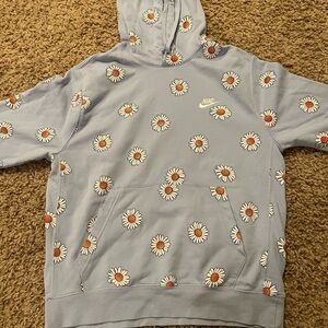 Nike Men's Blue Daisy Hoodie